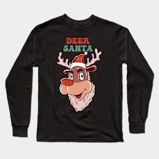 DEER SANTA Long Sleeve T-Shirt